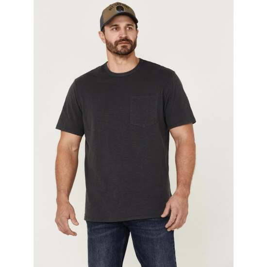 Hot Sale π Brothers & Sons Men's Charcoal Basic Short Sleeve Pocket T-Shirt π