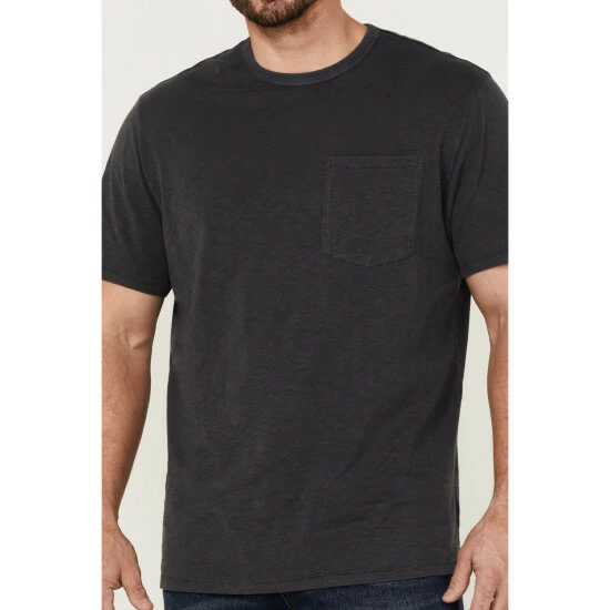 Hot Sale π Brothers & Sons Men's Charcoal Basic Short Sleeve Pocket T-Shirt π - Image 3