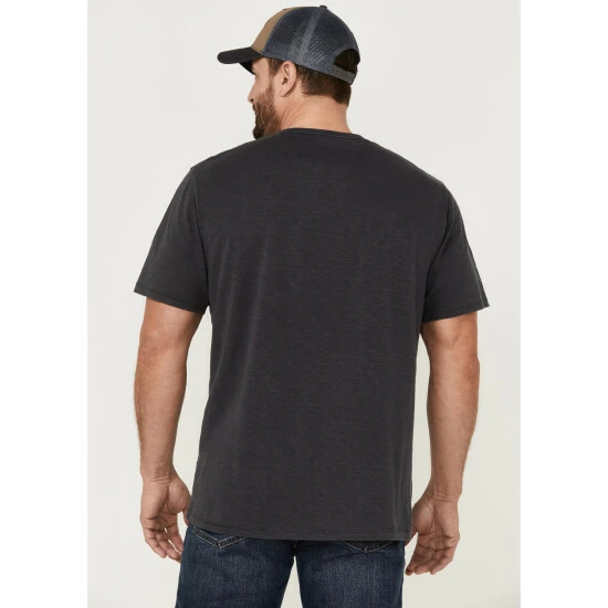 Hot Sale π Brothers & Sons Men's Charcoal Basic Short Sleeve Pocket T-Shirt π - Image 4
