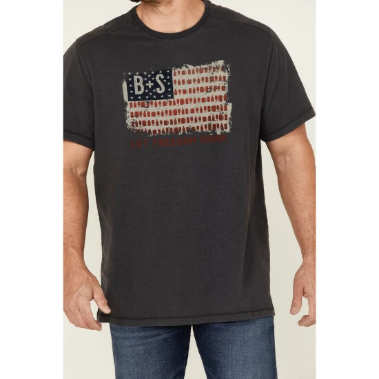Best reviews of π Brothers & Sons Men's Let Freedom Drink Slub Graphic T-Shirt Brown π₯ - Image 3