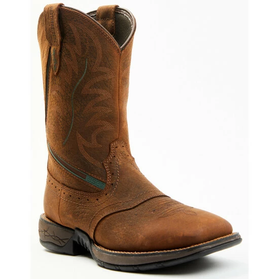 Brand new β Brothers & Sons Men's Lite Performance Western π₯Ύ Boots - Broad Square Toe Brown π