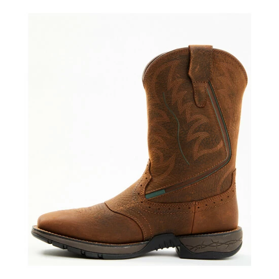 Brand new β Brothers & Sons Men's Lite Performance Western π₯Ύ Boots - Broad Square Toe Brown π - Image 3