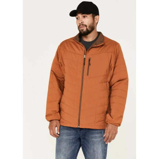 Top 10 π₯° Brothers & Sons Men's Performance Lightweight Puffer Packable Jacket Orange π