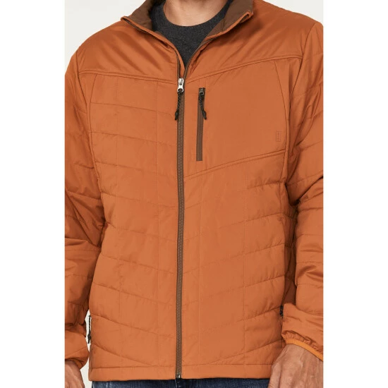 Top 10 π₯° Brothers & Sons Men's Performance Lightweight Puffer Packable Jacket Orange π - Image 3