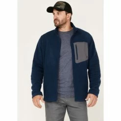 Best deal 😉 Brothers & Sons Men's Polar Fleece Zip Jacket Blue ⭐