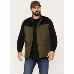 Best Pirce 💯 Brothers & Sons Men's Waxed Canvas Field Vest Olive 🎉