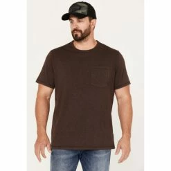Top 10 ⭐ Brothers & Sons Men's Basic Pocket T-Shirt Dark Brown 👏