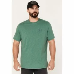 Promo 🧨 Brothers & Sons Men's Campfire Short Sleeve Graphic T-Shirt Green ⭐