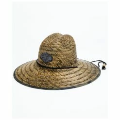 Best Sale 👍 Brothers & Sons Camo Print Straw Patch Lifeguard Sun Hat For None Camouflage ✨
