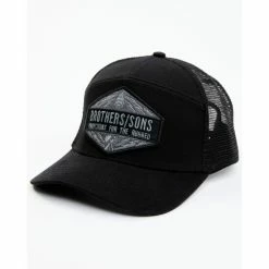 Best Pirce 🎁 Brothers & Sons Men's Provisons For The Rugged Patch Mesh-Back Ball Cap Black ⭐
