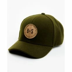 Wholesale 💯 Brothers & Sons Men's Circle Patch ⚾ Baseball Cap Olive 👏
