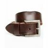 Best deal 😉 Brothers & Sons Brother & Sons Men's Brown Crimped Leather Belt 🤩