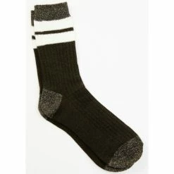 New 🔔 Brothers & Sons Brother's & Sons Men's Olive Rugby Stripe Crew 🧦 Socks 🛒